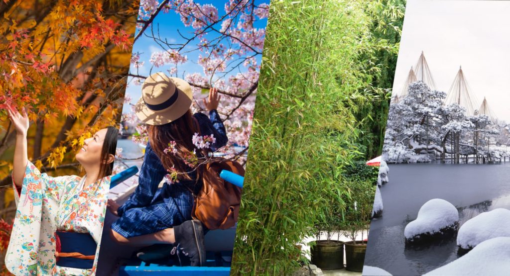 four seasons in Japan