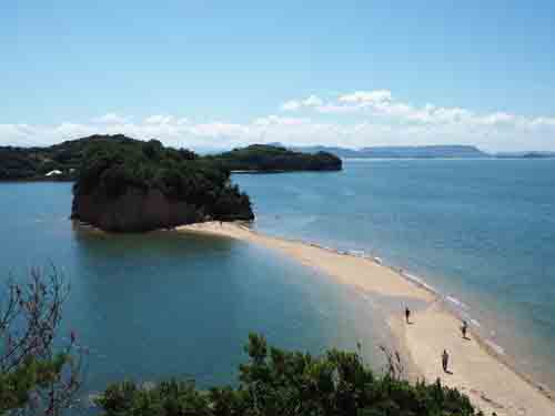 Angel Road on Shodoshima Island Shikoku