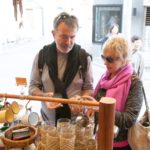 Journey to the East guests enjoy local shopping