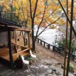Samurai house at Kakunodate in autumn colours