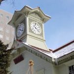 Sapporo Clock Tower in winter