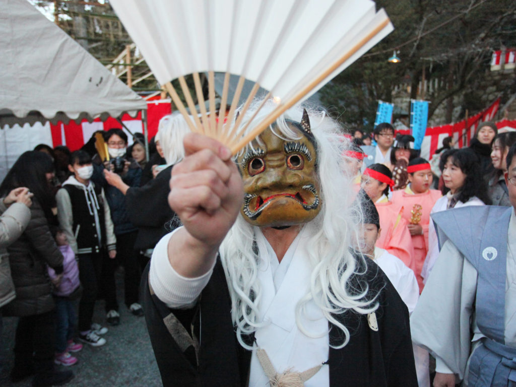 Setsubun Demon Yoshida Shrine E160203F 7280