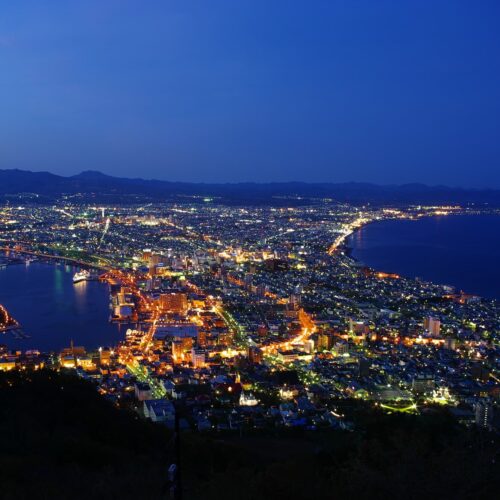 Night view of Hakodate